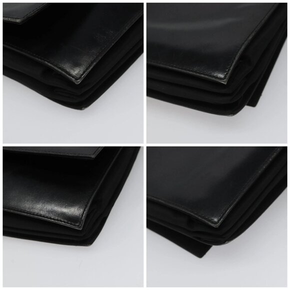 PRADA Hand Bag Nylon Leather Black Auth 112080 - Picture 14 of 16